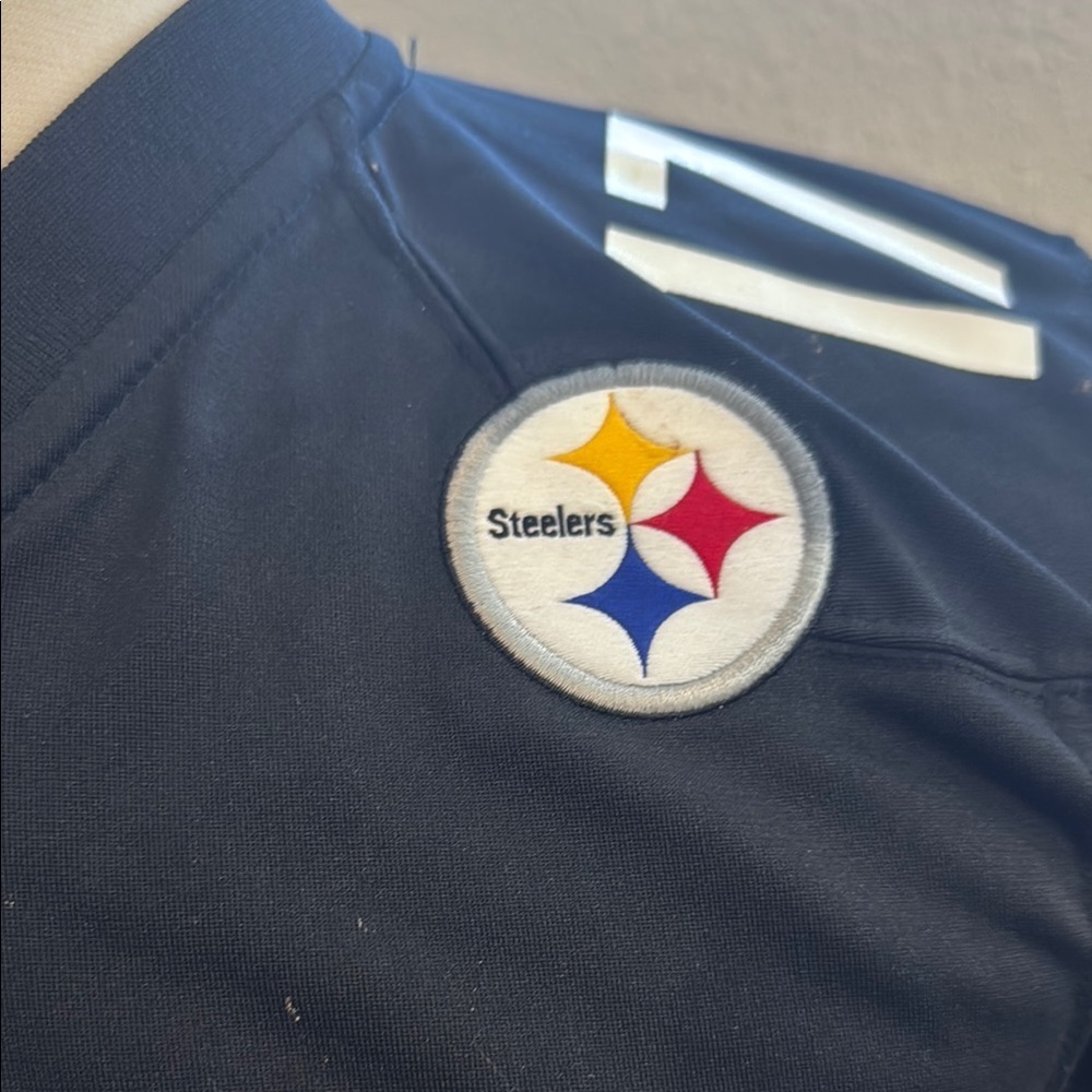 Steelers WALLACE 17 Nike Black NFL Team Jersey - Picture 3 of 5